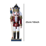 Maxbell Christmas Nutcracker Soldier Figure Puppet Toy Doll for Desktop Home Decor
