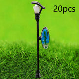 Maxbell 20x 1/100 Miniature Street Light Model Dollhouse Decoration DIY Projects Style D