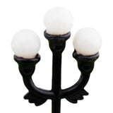Maxbell 10 Pieces Mini Street Post Lights Fairy Garden Accessories Train Post Lamps