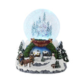 Maxbell Resin Christmas Snow Ball Decoration Scene Layout for Fireplace Home Decor