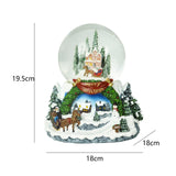 Maxbell Resin Christmas Snow Ball Decoration Scene Layout for Fireplace Home Decor