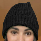 Maxbell hat Slouchy Warm One Size Lightweight Skull Cap for women Black