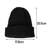 Maxbell hat Slouchy Warm One Size Lightweight Skull Cap for women Black