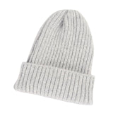 Maxbell hat Slouchy Warm One Size Lightweight Skull Cap for women Light Grey