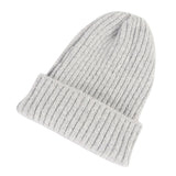 Maxbell hat Slouchy Warm One Size Lightweight Skull Cap for women Light Grey