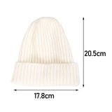 Maxbell hat Slouchy Warm One Size Lightweight Skull Cap for women White