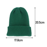 Maxbell hat Slouchy Warm One Size Lightweight Skull Cap for women Green