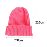 Maxbell hat Slouchy Warm One Size Lightweight Skull Cap for women Rose Red