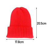 Maxbell hat Slouchy Warm One Size Lightweight Skull Cap for women Red