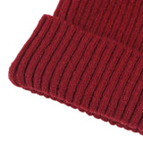 Maxbell hat Slouchy Warm One Size Lightweight Skull Cap for women Dark Red