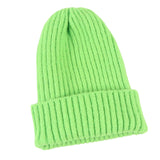 Maxbell hat Slouchy Warm One Size Lightweight Skull Cap for women Bright Green