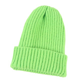 Maxbell hat Slouchy Warm One Size Lightweight Skull Cap for women Bright Green