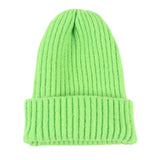 Maxbell hat Slouchy Warm One Size Lightweight Skull Cap for women Bright Green