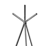 Maxbell Glass Ball Stand Holder Home Decor Sphere Stand for Office Tabletop Gifts Small Argent