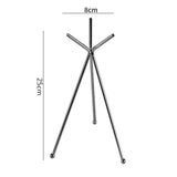 Maxbell Glass Ball Stand Holder Home Decor Sphere Stand for Office Tabletop Gifts Large Argent