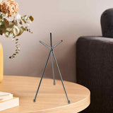 Maxbell Glass Ball Stand Holder Home Decor Sphere Stand for Office Tabletop Gifts Large Argent