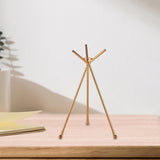 Maxbell Glass Ball Stand Holder Home Decor Sphere Stand for Office Tabletop Gifts Large Aureate