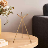 Maxbell Glass Ball Stand Holder Home Decor Sphere Stand for Office Tabletop Gifts Large Aureate