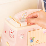 Maxbell Money Saving Bank Storage Box Saving Box for Home Birthday Gifts Decor Pink