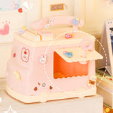 Maxbell Money Saving Bank Storage Box Saving Box for Home Birthday Gifts Decor Pink