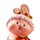 Maxbell Resin Rabbit Statue Car Dashboard Chinese New Year for Easter Decor Ornament Style A