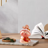 Maxbell Resin Rabbit Statue Car Dashboard Chinese New Year for Easter Decor Ornament Style A