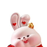 Maxbell Resin Rabbit Statue Car Dashboard Chinese New Year for Easter Decor Ornament Style C