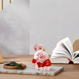 Maxbell Resin Rabbit Statue Car Dashboard Chinese New Year for Easter Decor Ornament Style C