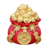 Maxbell Traditional Chinese Money Figurine Desktop for Car Dashboard Collectibles