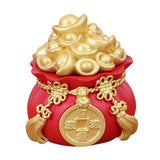 Maxbell Traditional Chinese Money Figurine Desktop for Car Dashboard Collectibles