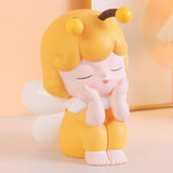 Maxbell Piggy Bank Tabletop Ornament Practical Lovely for Baby Shower Birthday Gift Holding Chin