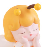 Maxbell Piggy Bank Tabletop Ornament Practical Lovely for Baby Shower Birthday Gift Holding Chin