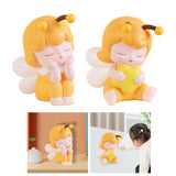 Maxbell Piggy Bank Tabletop Ornament Practical Lovely for Baby Shower Birthday Gift Holding Chin