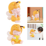 Maxbell Piggy Bank Tabletop Ornament Practical Lovely for Baby Shower Birthday Gift Holding Chin