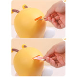 Maxbell Piggy Bank Tabletop Ornament Practical Lovely for Baby Shower Birthday Gift Holding Chin