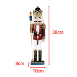 Maxbell Nutcracker Ornament Traditional Figurine for Shelf Christmas Decoration