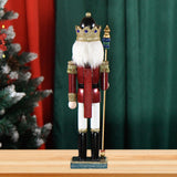 Maxbell Nutcracker Ornament Traditional Figurine for Shelf Christmas Decoration