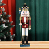 Maxbell Nutcracker Ornament Traditional Figurine for Shelf Christmas Decoration