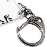 Maxbell Ruler Shaped Keyring Pendant Lobster Buckle for Men Women Backpack Tote Clear