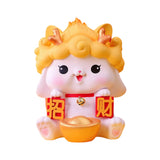 Maxbell Money Box Holder Decorative Figurine Sophiscated Piggy Bank for Theme Party Yellow L