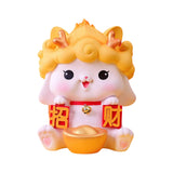 Maxbell Money Box Holder Decorative Figurine Sophiscated Piggy Bank for Theme Party Yellow L