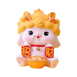 Maxbell Money Box Holder Decorative Figurine Sophiscated Piggy Bank for Theme Party Yellow L