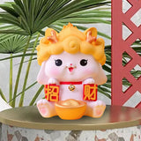 Maxbell Money Box Holder Decorative Figurine Sophiscated Piggy Bank for Theme Party Yellow L