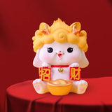 Maxbell Money Box Holder Decorative Figurine Sophiscated Piggy Bank for Theme Party Yellow L