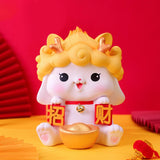 Maxbell Money Box Holder Decorative Figurine Sophiscated Piggy Bank for Theme Party Yellow L