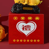 Maxbell Rabbit Year Collectible Statue Feng Shui Decoration Lightweight Decorative Style A