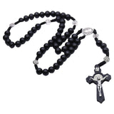 Maxbell Rosary Cross Necklace Religious Jewelry Jewelry for Women Men for Women Men