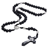 Maxbell Rosary Cross Necklace Religious Jewelry Jewelry for Women Men for Women Men