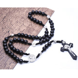 Maxbell Rosary Cross Necklace Religious Jewelry Jewelry for Women Men for Women Men