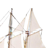 Maxbell 3D Wooden Puzzle DIY Ship Craft Unfinished Crafting for Adults Kids Home
